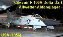 Convair F-106A Delta Dart - Abfangjäger der USA von 1956
