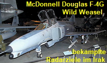 McDonnell Douglas F-4G Wild Weasel: Das Flugzeug bekämpfte Radarziele während der Operation Desert Storm in 1991