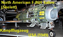 North American F-86H Sabre: einstrahliges US-amerikanisches Kampfflugzeug der USA