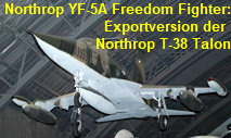 Northrop YF-5A Freedom Fighter: Exportversion der Northrop T-38 Talon