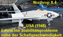 Northrop X-4: Das Flugzeug erforschte Stabilitätsprobleme nahe der Schallgeschwindigkeit ohne Höhenruder