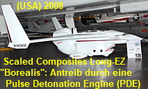 Scaled Composites Long-EZ Borealis: Das Flugzeug wird durch eine Pulse Detonation Engine (PDE) angetrieben