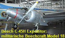 Beech C-45H Expeditor: militärische Version der beliebten Beechcraft Model 18 der 1950er Jahre