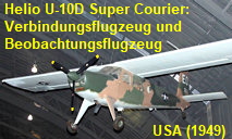 Helio U-10D Super Courier: Verbindungsflugzeug und Beobachtungsflugzeug der USA von 1949