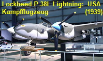 Lockheed P-38L Lightning: amerikanisches Kampfflugzeug des Zweiten Weltkrieges