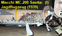 Macchi MC.200 Saetta: italienisches Jagdflugzeug im Zweiten Weltkrieg