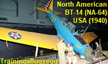 North American BT-14 (NA-64): Dieses Trainingsflugzeug ist eine Weiterentwicklung der BT-9 und diente als Grundlage für die spätere erfolgreiche North American AT-6