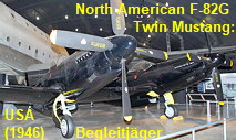 North American F-82G Twin Mustang:  Nachtjäger und Begleitjäger für Langstrecken der USA von 1946