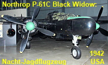 Northrop P-61 Black Widow: Nacht-Jagdflugzeug des US-Amerikanischen Herstellers Northrop Corporation
