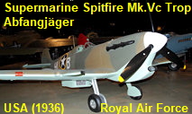 Supermarine Spitfire Mk.Vc (Trop): einsitziger Abfangjäger während des Zweiten Weltkrieges der Royal Air Force