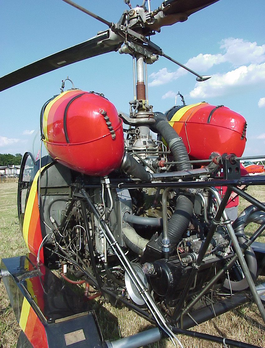 Bell 47 G - Motorantrieb