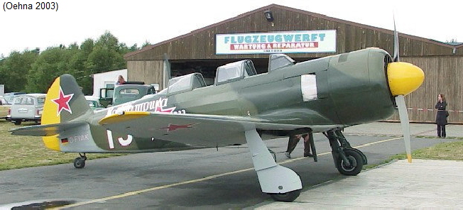 Yakovlev YAK 11: UdSSR - Erstflug: 1945