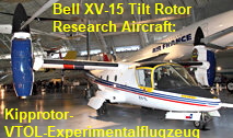 Bell XV-15 Tilt Rotor Research Aircraft: Kipprotor-VTOL-Experimentalflugzeug des US-amerikanischen Herstellers Bell