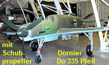 Dornier Do 335 Pfeil: Kampfflugzeug, Jäger, Aufklärungsflugzeug und Bomber