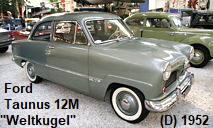 Ford Taunus 12M Weltkugel