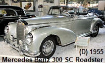 Mercedes Benz 300 SC Roadster-