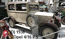 Opel 4 / 16 PS Limousine