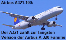 Airbus A321-100: Der A-321 ist die längste Version der Airbus A-320-Familie