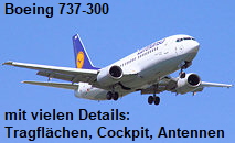 Boeing 737-300: Das Flugzeug war ursprünglich ein etwas längeres Schwestermodell der Boeing 737-200, wurde dann aber das neue Basismodell der klassischen 737.