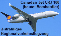 Canadair Jet CRJ 100: Der Erstflug der CRJ 100 war 1991