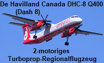 De Havilland Canada DHC-8 402Q - Dash 8: 2-motoriges Turbo-Regionalflugzeug