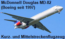 McDonnell Douglas MD-82: 2-strahliges Kurz- und Mittelstreckenflugzeug