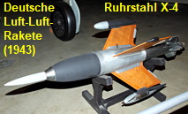 Ruhrstahl X-4 (Kramer X-4): deutsche Luft-Luft-Rakete von 1943