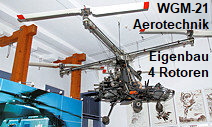 Aerotechnik WGM-21 - Hubschrauber mit 4 Rotoren