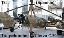 Cierva C30 autogiro - Tragschrauber