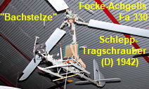 Focke-Achgelis Fa 330 Bachstelze - Schlepp-Tragschrauber