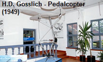 H.D. Gosslich - Pedalcopter mit Muskelkraft