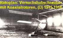 Rotoplan - Hubschrauber mit Koaxialrotoren