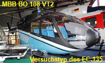 MBB BO 108 VT2 - Versuchstyp des Eurocopter EC-135