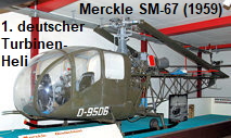 Merckle SM-67 V2 - Erster deutscher Turbinen-Hubschrauber