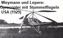Weymann und Lepere - Gyrocopter mit Stummelflügel
