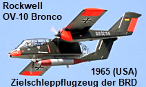 Rockwell OV-10 Bronco - Zielschleppflugzeug