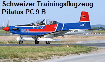 Pilatus PC-9B - Schweizer Trainingsflugzeug