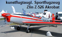 Zlin Z-526 Akrobat - Sportflugzeug