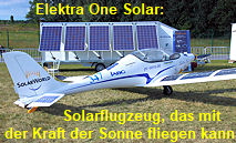 Elektra One Solar: Das Solarflugzeug fliegt mit der Sonne - CO2-frei, ohne Lärm und mit niedrigen Betriebskosten