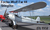 Focke-Wulf Fw 44 Stieglitz: kunstflugtaugliches Schul- und Sportflugzeug von 1932