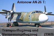 Antonow AN-26 T: Transportflugzeug und Vermessungsflugzeug 