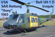 Bell UH-1 D HUEY: Der meistgebaute Drehflügler der westlichen Welt als SAR-Rettungshubschrauber