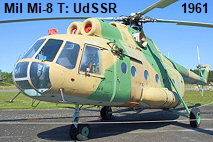 Mil Mi-8 T: Mehrzwecktransporthubschrauber mit 2 Turbinentriebwerken und Heckladetor
