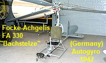 Focke-Achgelis Fa 330 "Bachstelze": Tragschrauber zur Observasion auf U-Booten