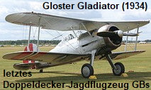 Gloster Gladiator: war das letzte Doppeldecker-Jagdflugzeug der Royal Air Force