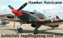 Hawker Hurricane: britisches Jagdflugzeug von 1937