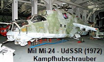 Mil Mi-24 - Kampfhubschrauber, UdSSR