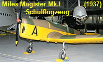 Miles Magister Mk.I: erster Eindecker-Trainer der Royal Air Force von 1937