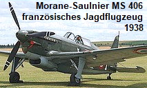 Morane-Saulnier MS 406:wichtigster französischer Jäger zu Beginn des 2. Weltkriegs