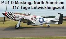 P-51 D Mustang, North American: Das Flugzeug war schnell, wendig und einfach zu fliegen